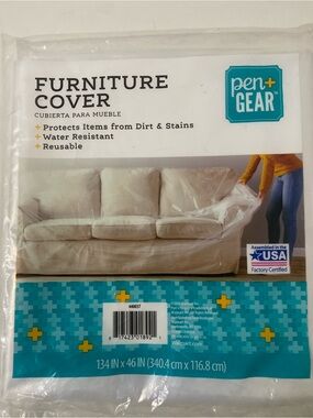 Pen+Gear white Furniture Cover — Reusable Protection for Sofas